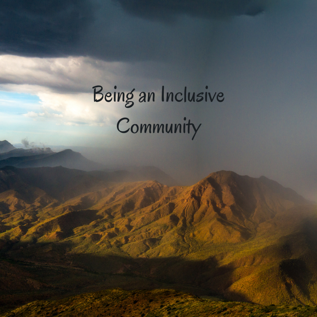 Being an Inclusive Community
